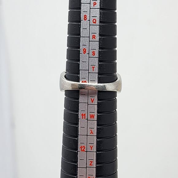 Vintage Lapis Lazuli Aquamarine Sterling Silver Size 10 Ring - Picture 11 of 12